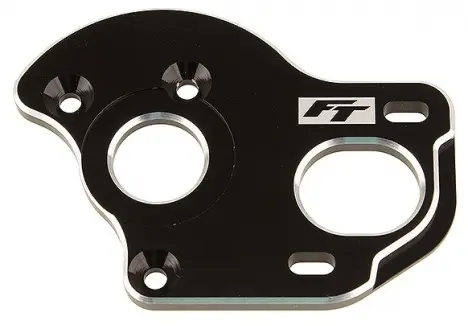 Team Associated B6.1 Ft 3.5MM Laydown/Back Motor Plate Black