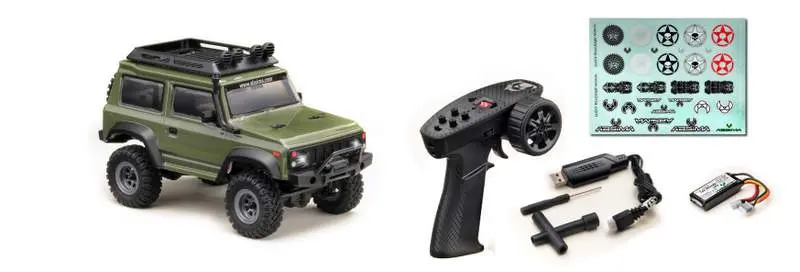 1:24 Micro Crawler "Jimny" green RTR – RC Crawlers