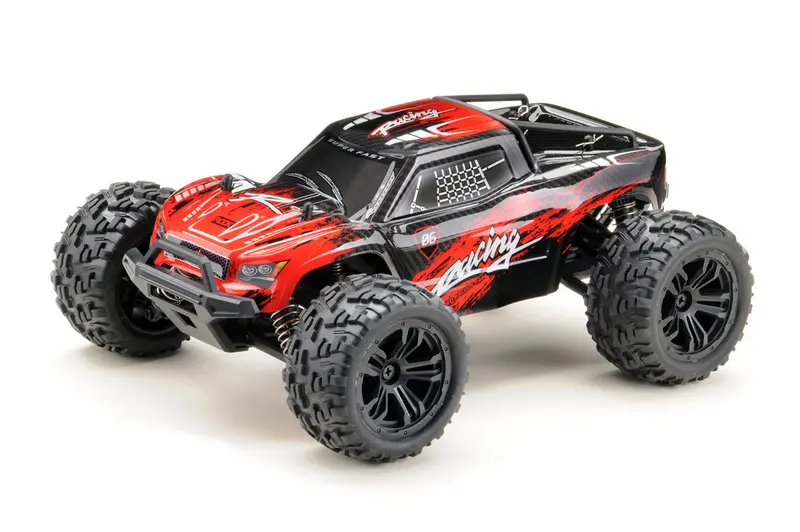 1:14 4WD High-Speed Truck RACING black/red RTR – RC Buggies