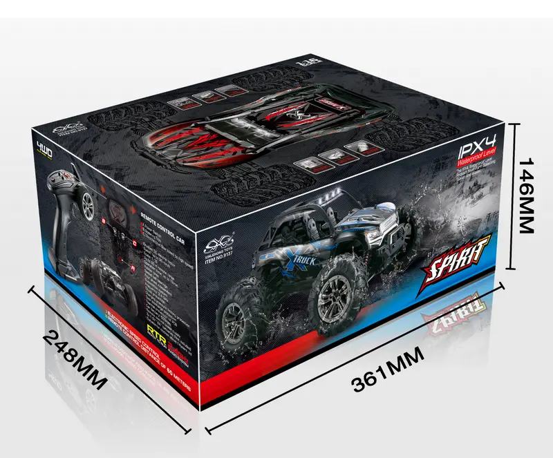 1:16 4WD High Speed Sand Buggy X TRUCK 2,4GHz Black/Blue – RC Buggies