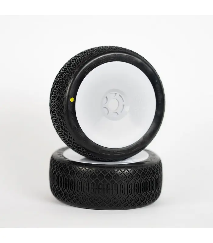 1:8 Buggy CHESTE SOFT "V2" pre-mounted white (2) – RC Wheels & Tyres