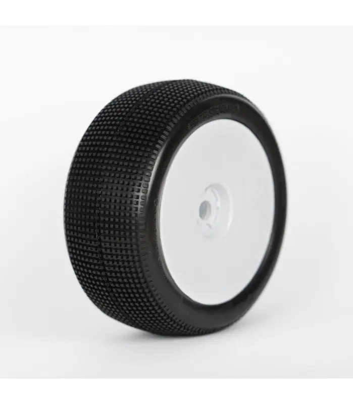 1:8 Truggy STROM MEDIUM/SOFT pre-mounted white ""B1COMP"" (2) – RC Wheels & Tyres