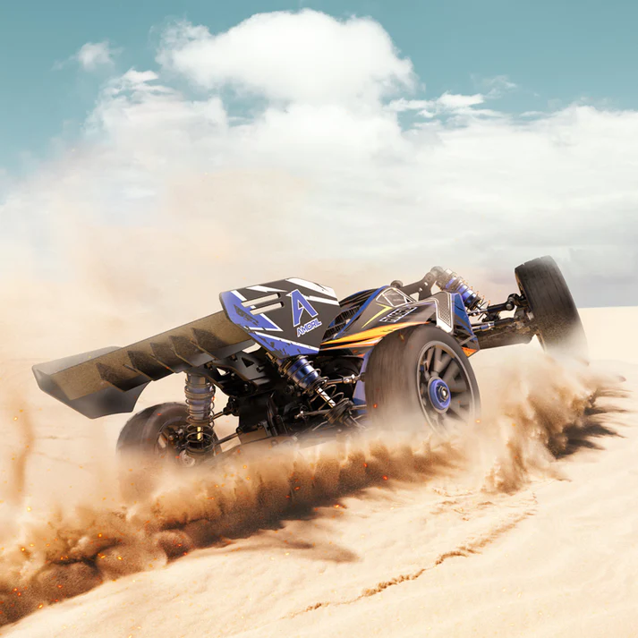 Rlaarlo 1/14 Brushed RC Buggy 60 KMH RTR, XDKJ-001 Dark Blue – RC Buggies