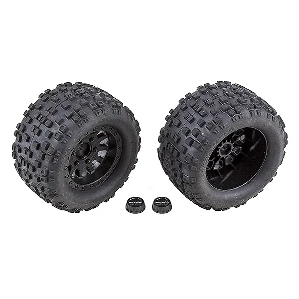 Team Associated Rival Mt10 Blk Method Wheels/Tyres Mounted – Team Associated Parts