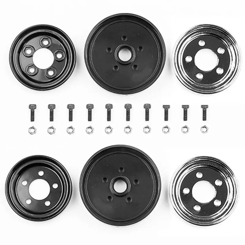 Team Associated Jay Halsey Rc10 Front Wheels, Chrome – Team Associated Parts