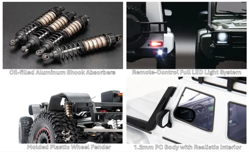 Absima WOLF RC Crawler 1.10th EP CR4.4 - Blue – RC Crawlers