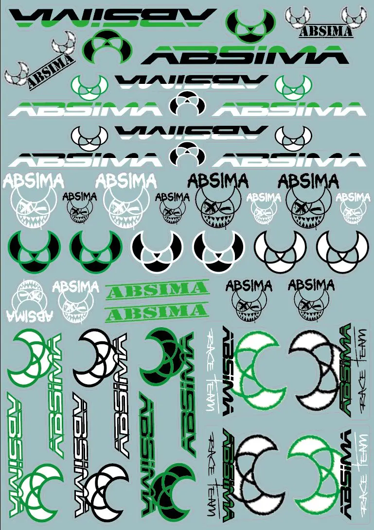 Absima sticker sheet 2024 / A4 – RC Wheels & Tyres