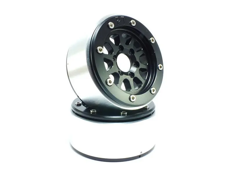 RC Crawler wheels Beadlock Wheels GEAR Black/Black 1.9 (2) w/o Hub – RC Wheels & Tyres