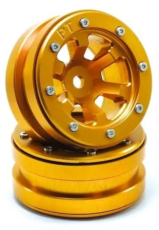 RC Crawler wheels Beadlock Wheels PT- Claw Gold/Gold 1.9 (2 pcs) – RC Wheels & Tyres