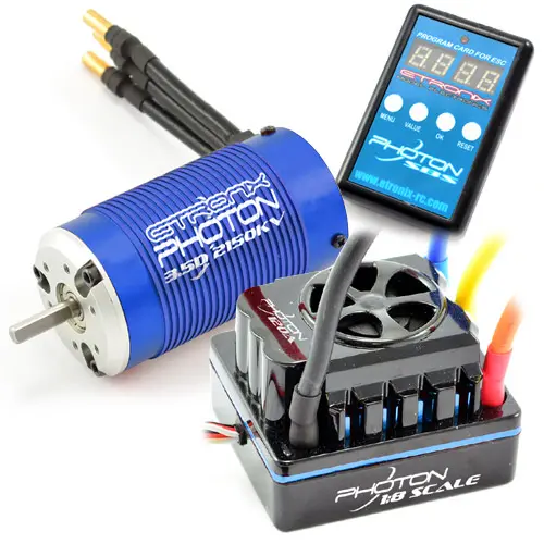 Etronix Photon 1/8 Combo W/3.5D 2150Kv Motor/120A Esc – 100 - 150