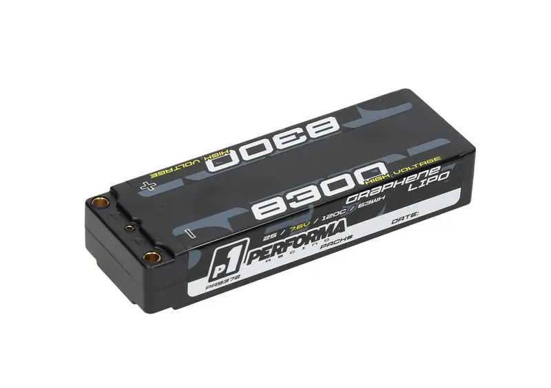 Performa Racing Graphene HV Lipo 8300 7.6V 120C – RC Batteries