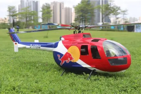 Flywing BO-105 Universal RC Helicopter RTR 'ed the bull ltd edition – RC Helicopters