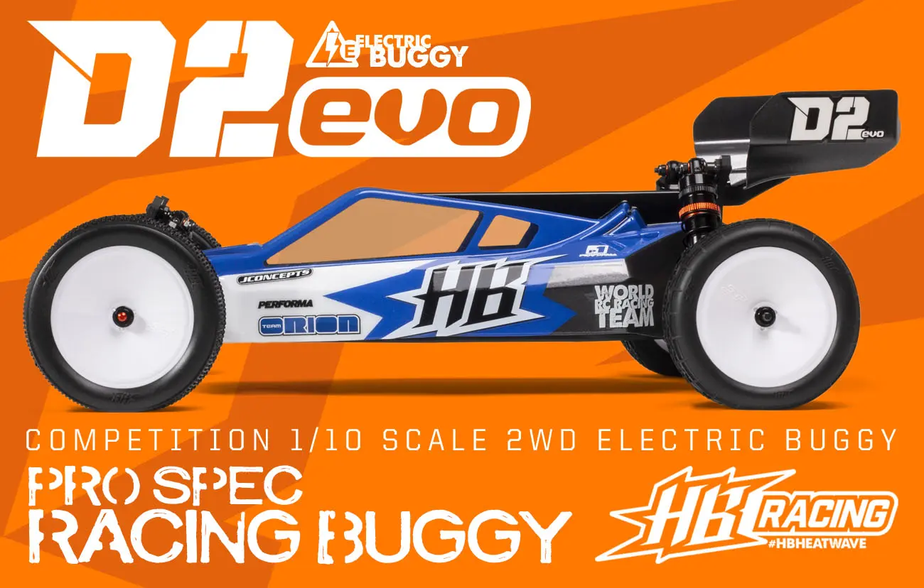HB Racing D2 Evo 1/10 Competition Electric Buggy 2WD – RC Buggies