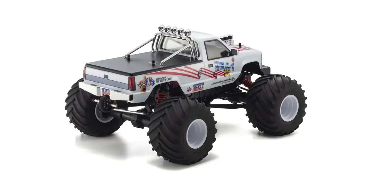 Kyosho USA-1 Nitro 1:8 RC Nitro 4WD Readyset w/KE25SP2 (includes nitro) – RC Kit Bundles