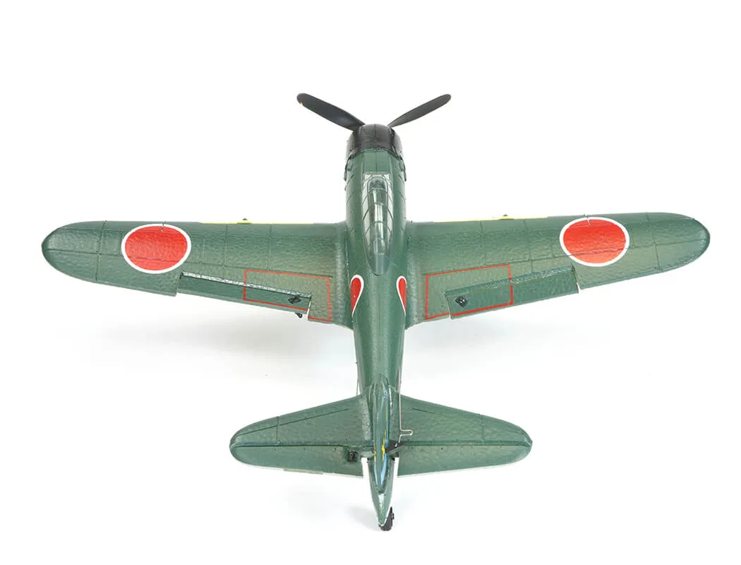 OLANTEX MITSUBISHI ZERO 4CH 400MM BRUSHED RC Plane