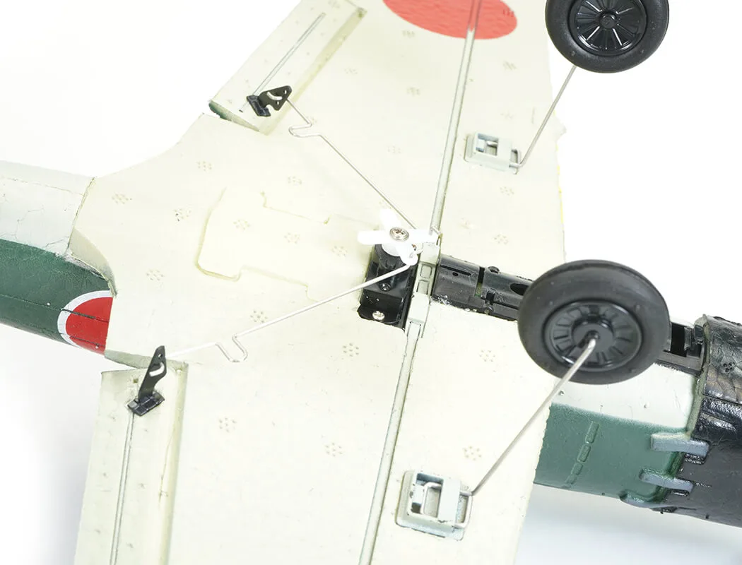 OLANTEX MITSUBISHI ZERO 4CH 400MM BRUSHED RC Plane