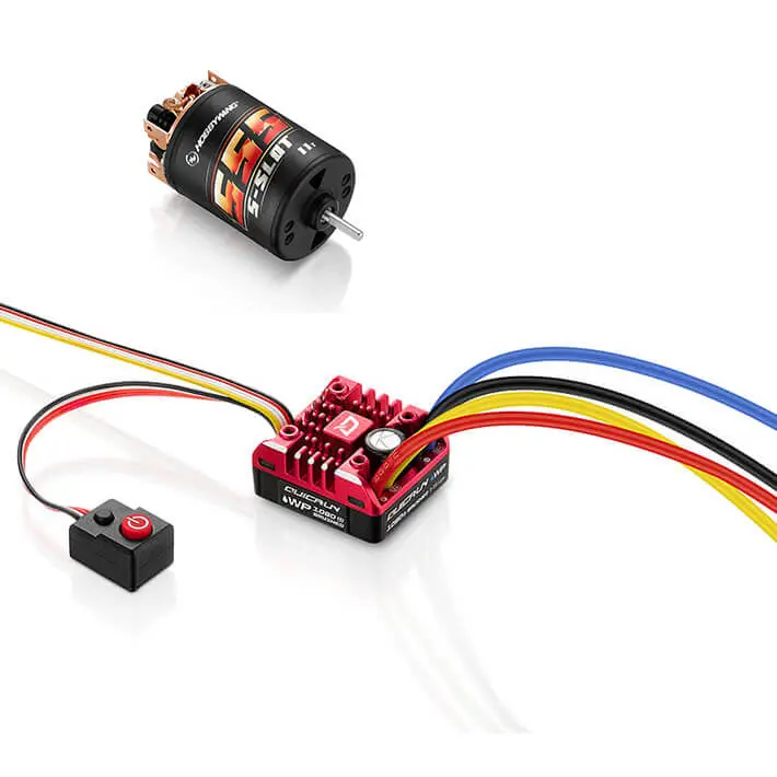 Hobbywing Quicrun Combo 1080 G2 Esc + 555 11T Brushed Motor – RC Motor & ESC combo