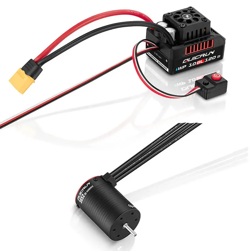 Hobbywing Quicrun Combo Esc G2 10Bl120/3652Sl 5400Kv G2 Motor – RC Motor & ESC combo