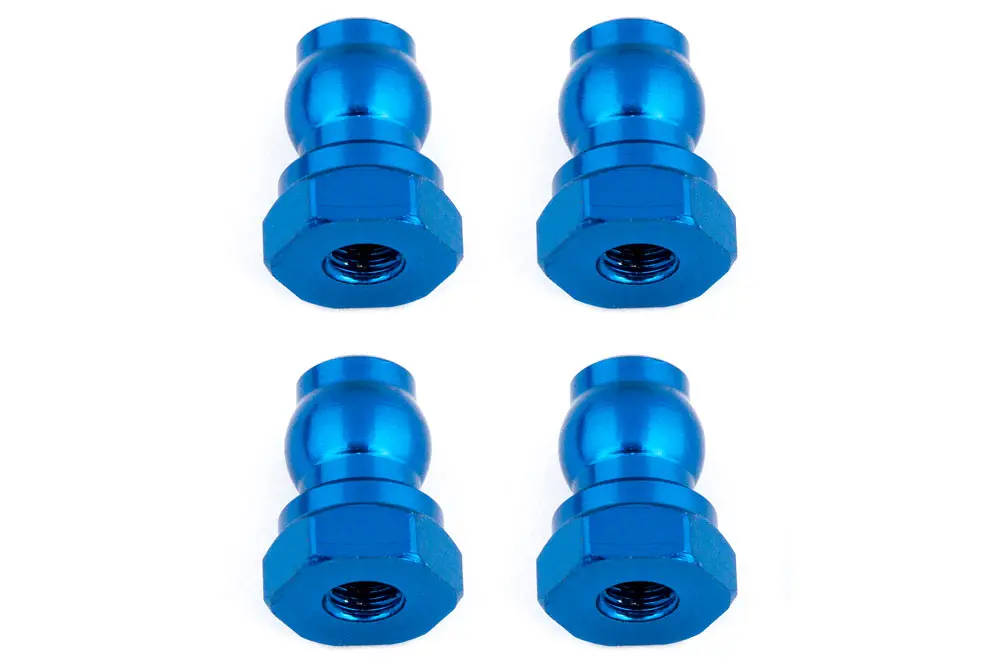 Team Associated Shock Bushings 10 Mm Blue Aluminium (7mm Offset) – view 2