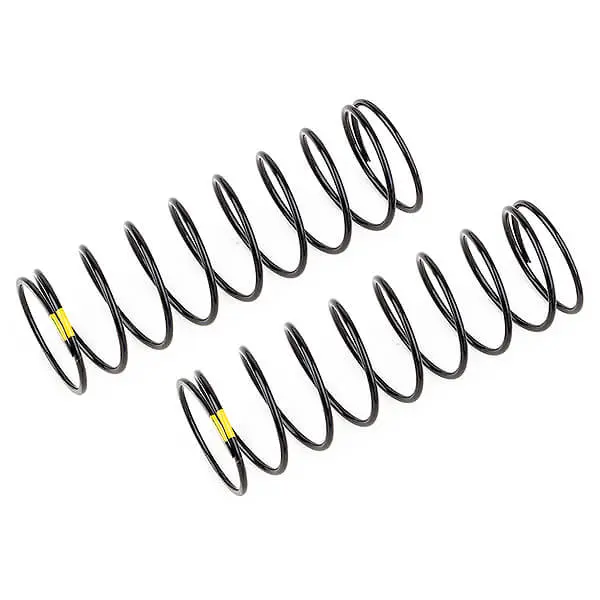Team Associated 13mm Rear Shock Springs Yellow 2.3LB/IN, L61, 9.5T, 1.2D