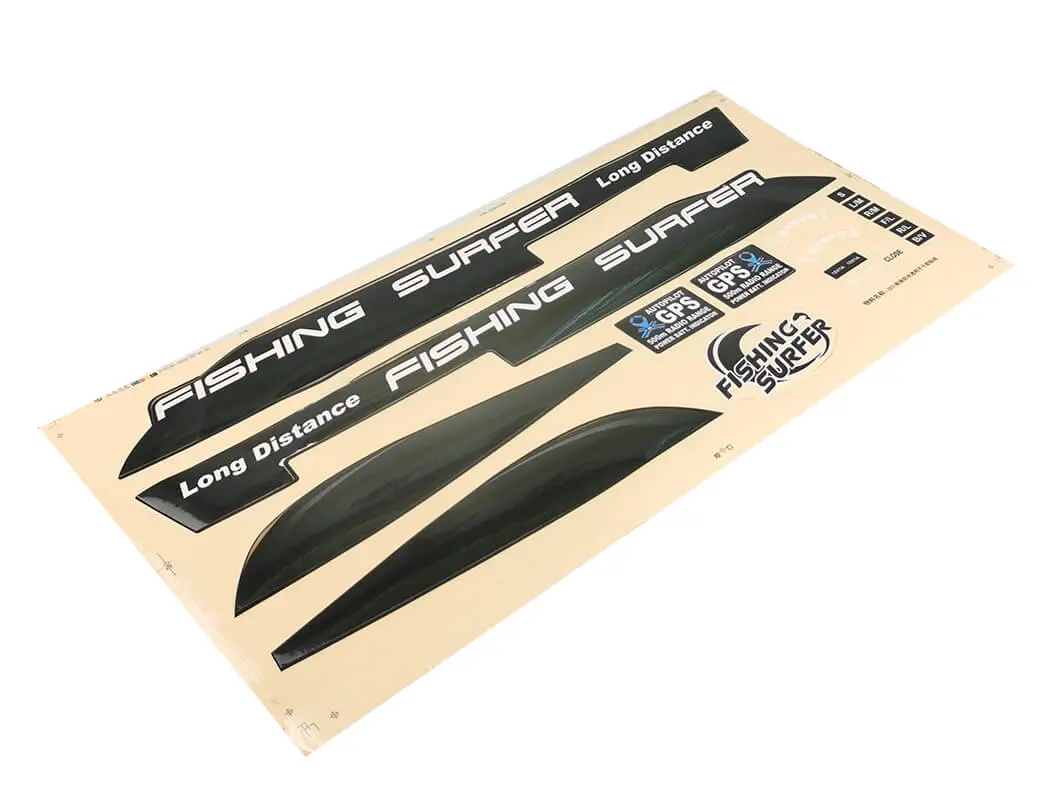 Fishing People Fishing Surfer Decal Sticker Set (V1/V2) – view 2