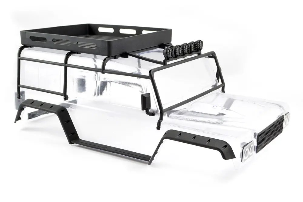 FTX Kanyon Clear Body W/Roll Cage, Spotlights &amp; Tray – view 2