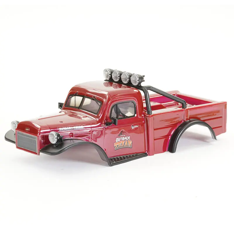 FTX Outback Mini Xp Evo Texan Complete Body - Maroon Red
