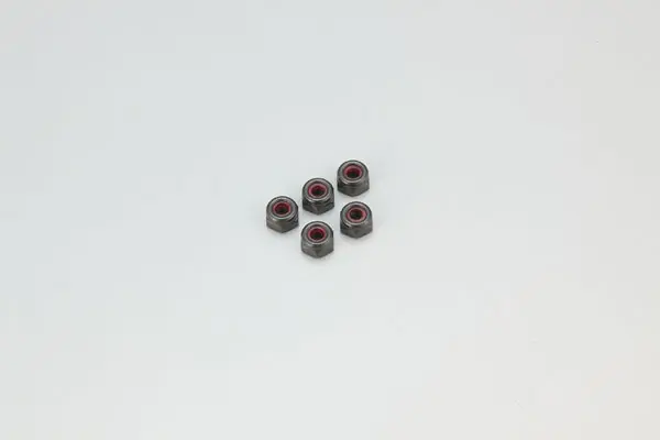 Nylon Lock Nuts m2.6 x3.0mm (5) Kyosho