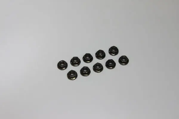 Flanged Nuts m3x3.7mm (10) Kyosho