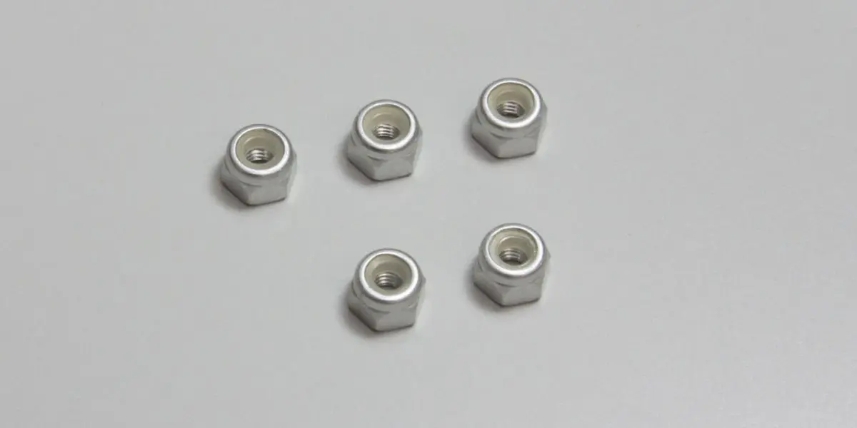 Nylon Lock Nuts m3x4.3mm (5) Kyosho – view 4