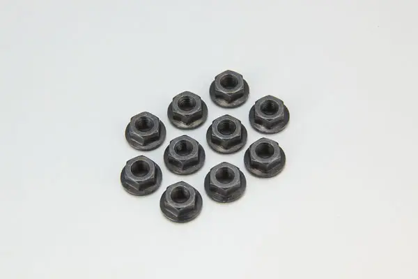 Flanged Nuts m4x4.5mm (10) Kyosho – view 3