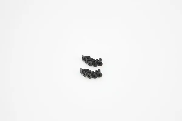Hex Flat Head Screws 3x8mm (10)