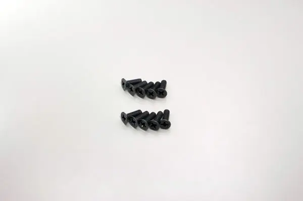 Flat Head Metallic Screws M3x10mm (10) Kyosho