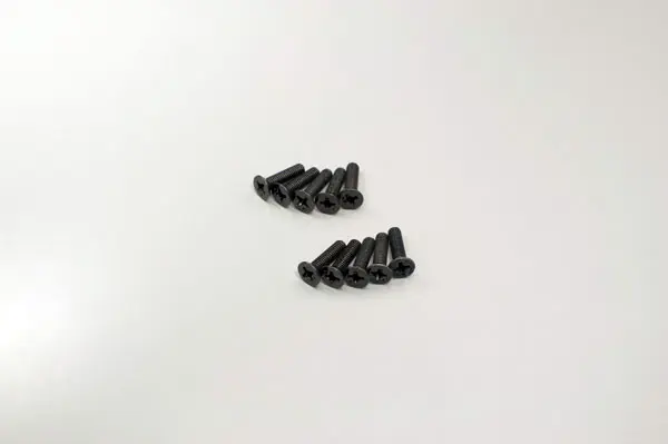 Flat Head Metallic SCRWS M3x12mm (10) Kyosho