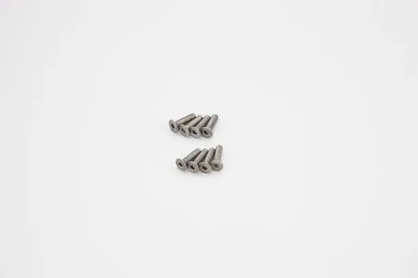 Titan Hex Flat Head Screws M3x12mm (8) Kyosho