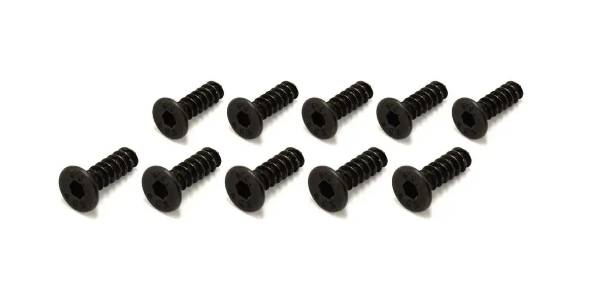 Tp Hex Flat Head Screws M3x12mm (10) Kyosho