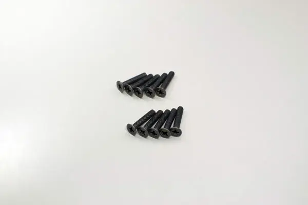 Flat Head Metallic Screws M3x16mm (10) Kyosho