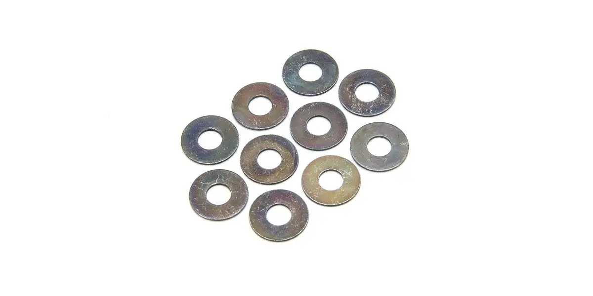 Washers m4x10x0.5mm (10) Kyosho