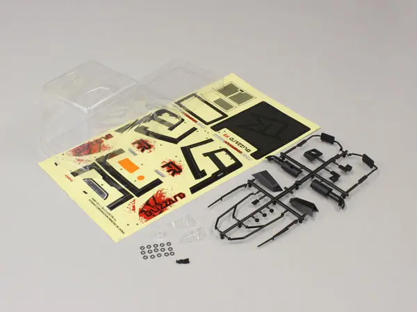 Plastic Parts a Kyosho Blizzard – view 2