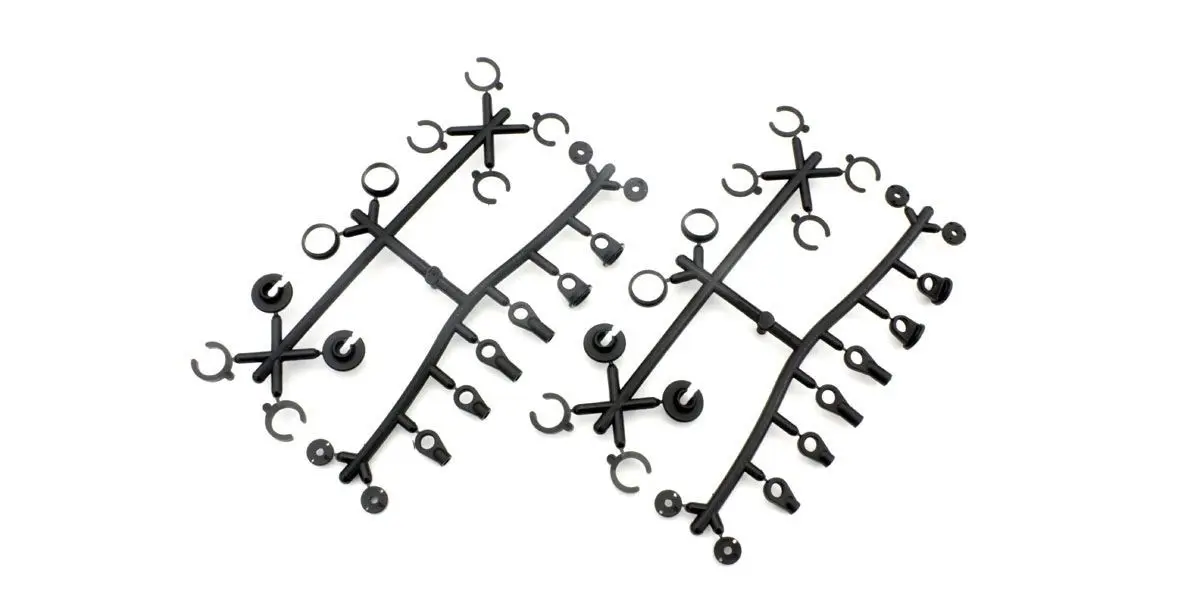 Damper Plastic Parts &amp; O-Ring Set TC FAZER 2.0 Kyosho
