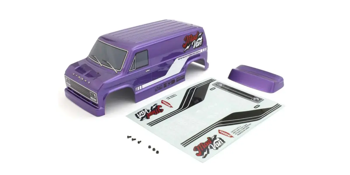Body Shell Set Kyosho Madvan - Clear – view 3
