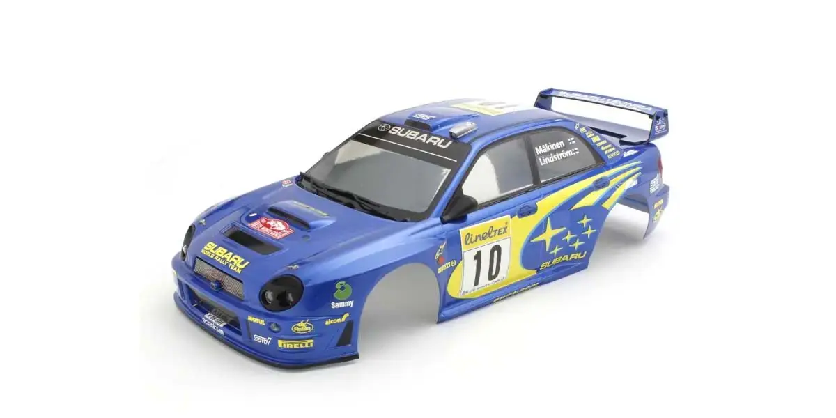 Kyosho Fazer Fz02-R 1:10 Subaru Impreza WRC 2002 Rally Clear Body Set – view 2