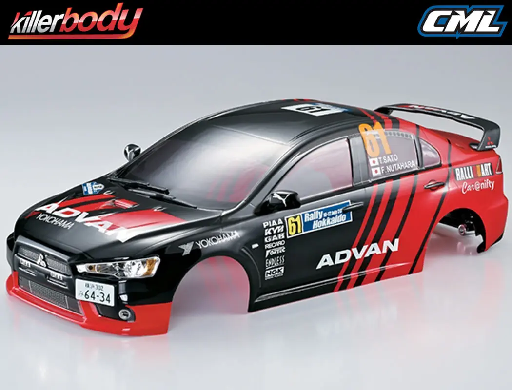 Killerbody Mitsubishi Lancer Evo X Finished Body Racing – view 2