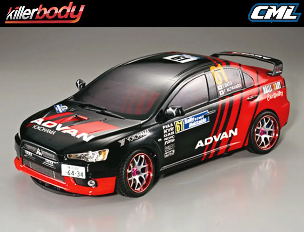 Killerbody Mitsubishi Lancer Evo X Finished Body Racing – view 4