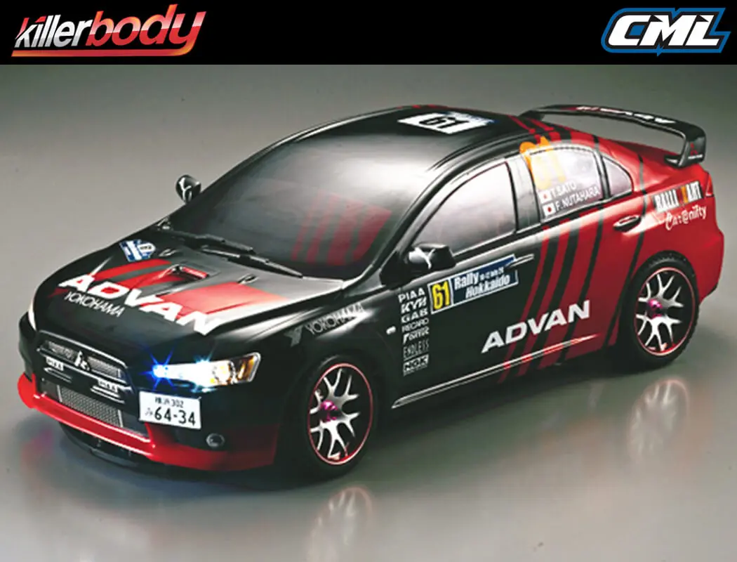 Killerbody Mitsubishi Lancer Evo X Finished Body Racing – view 6