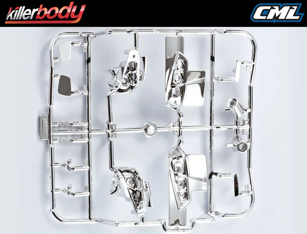 Killerbody Electroplated Light Bucket Set Lancer Evo X – view 2