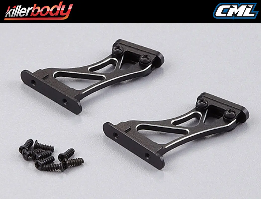 Killerbody Rear Wing Mount 1/10 High (Cnc Aluminium) – view 2