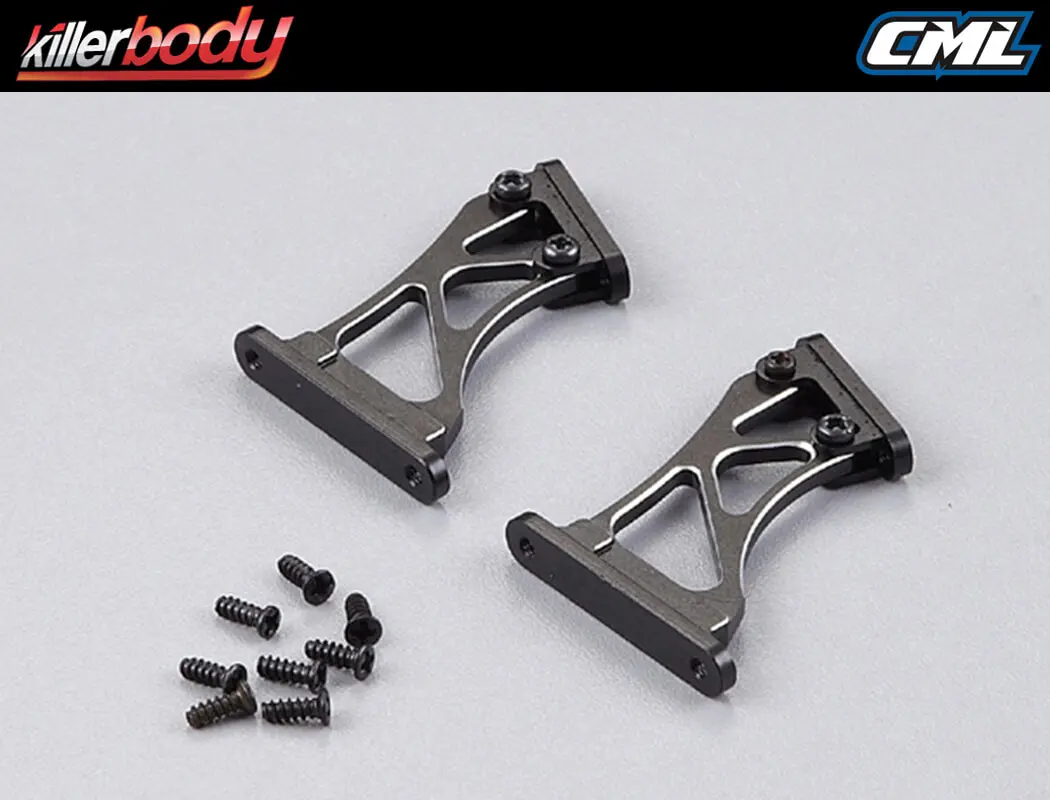 Killerbody Rear Wing Mount - High 1/7 (Cnc Aluminum) – view 2