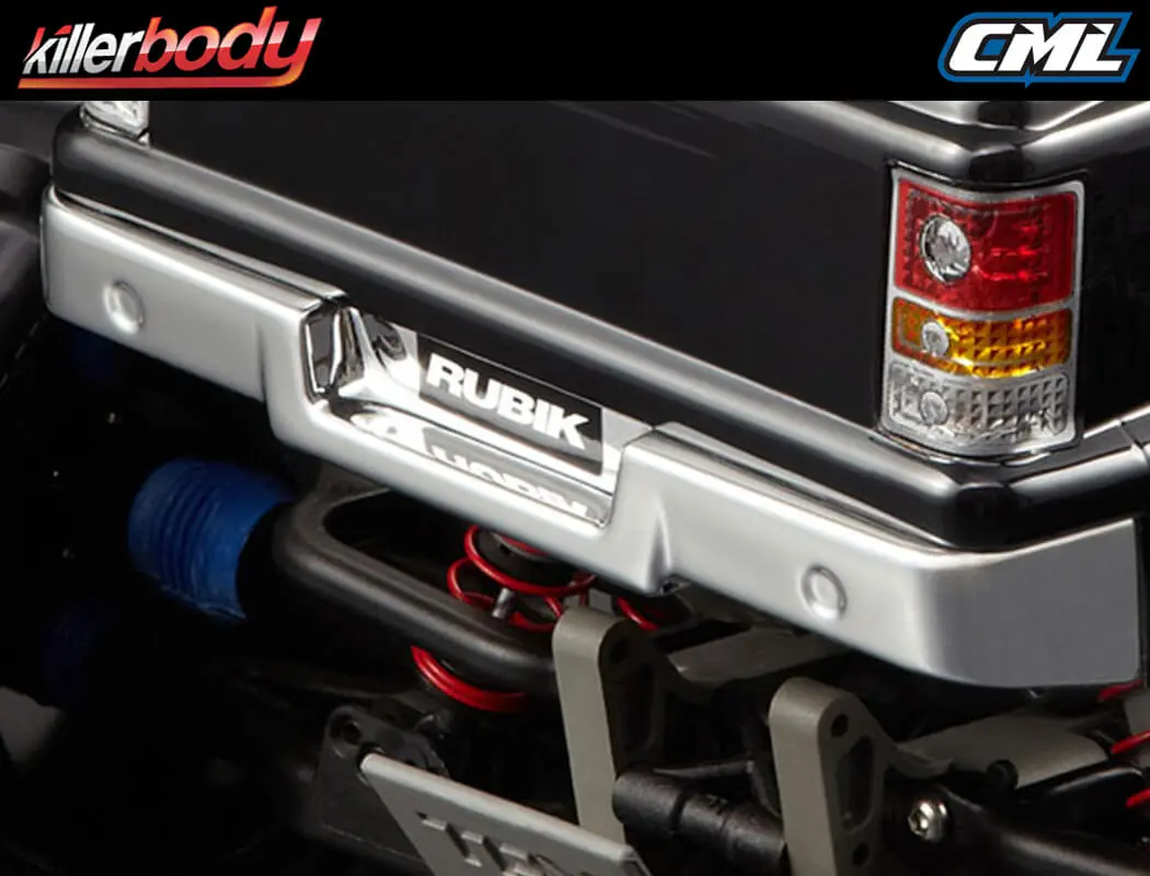 Killerbody Chromed Rear Bumper 1/10 Electric Monster Truck – view 3