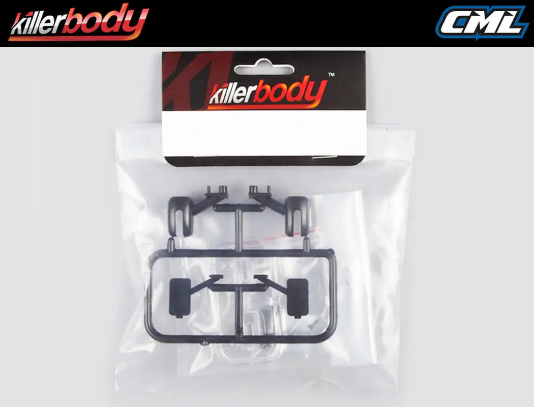 Killerbody Wing Mirror Type "E" W/Led Unit Set 1/10 Truck – view 3
